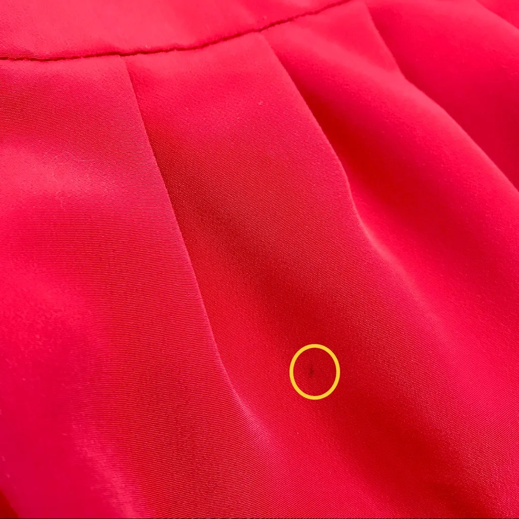 Vintage Loose Fit Red Dress V - Image 8