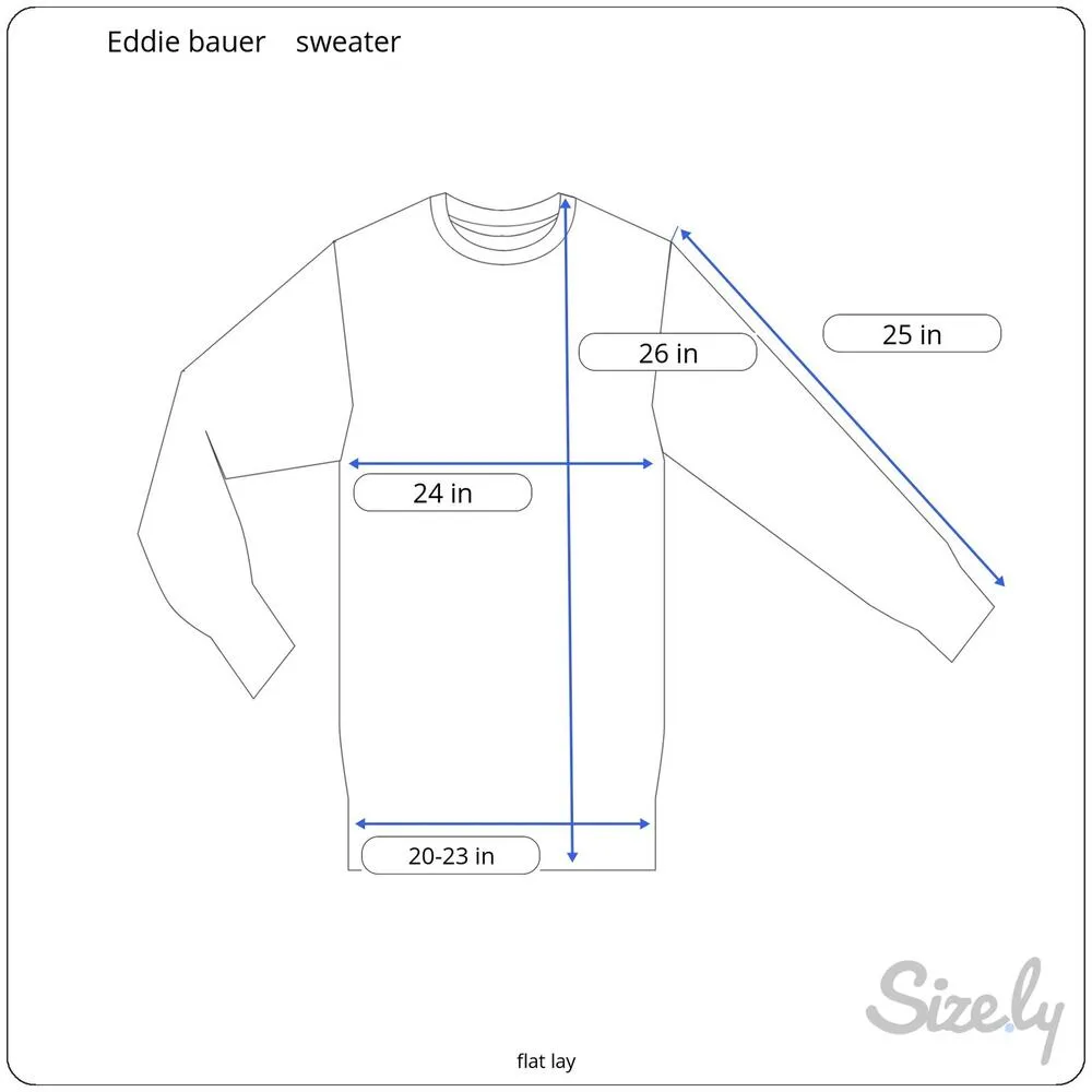 Vintage Eddie Bauer Chunky Cotton Sweater Mock Neck Abstract Pattern Blue White - Image 7