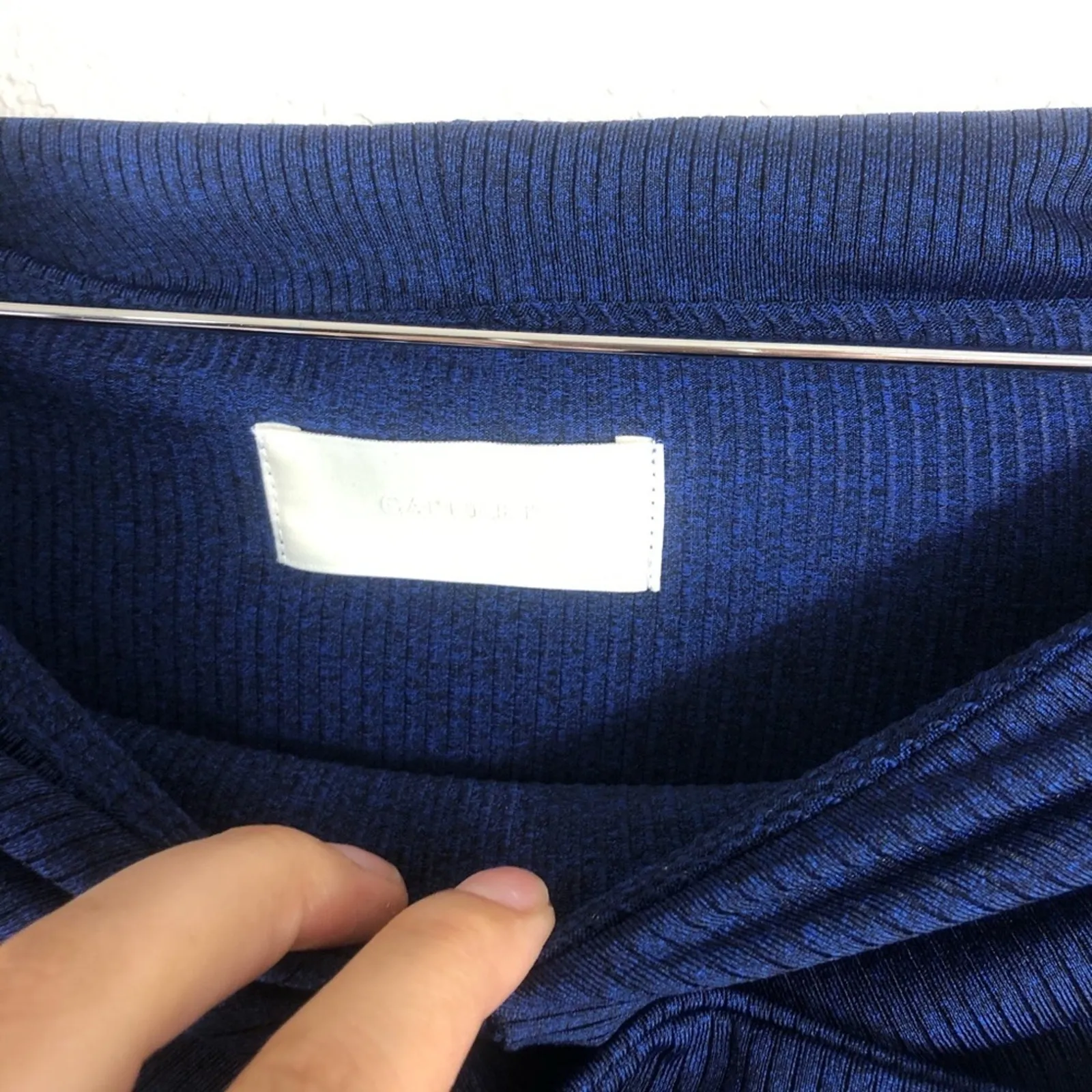 NWT Capulet Elena blue bodycon mini dress Small SAMPLE - Image 5