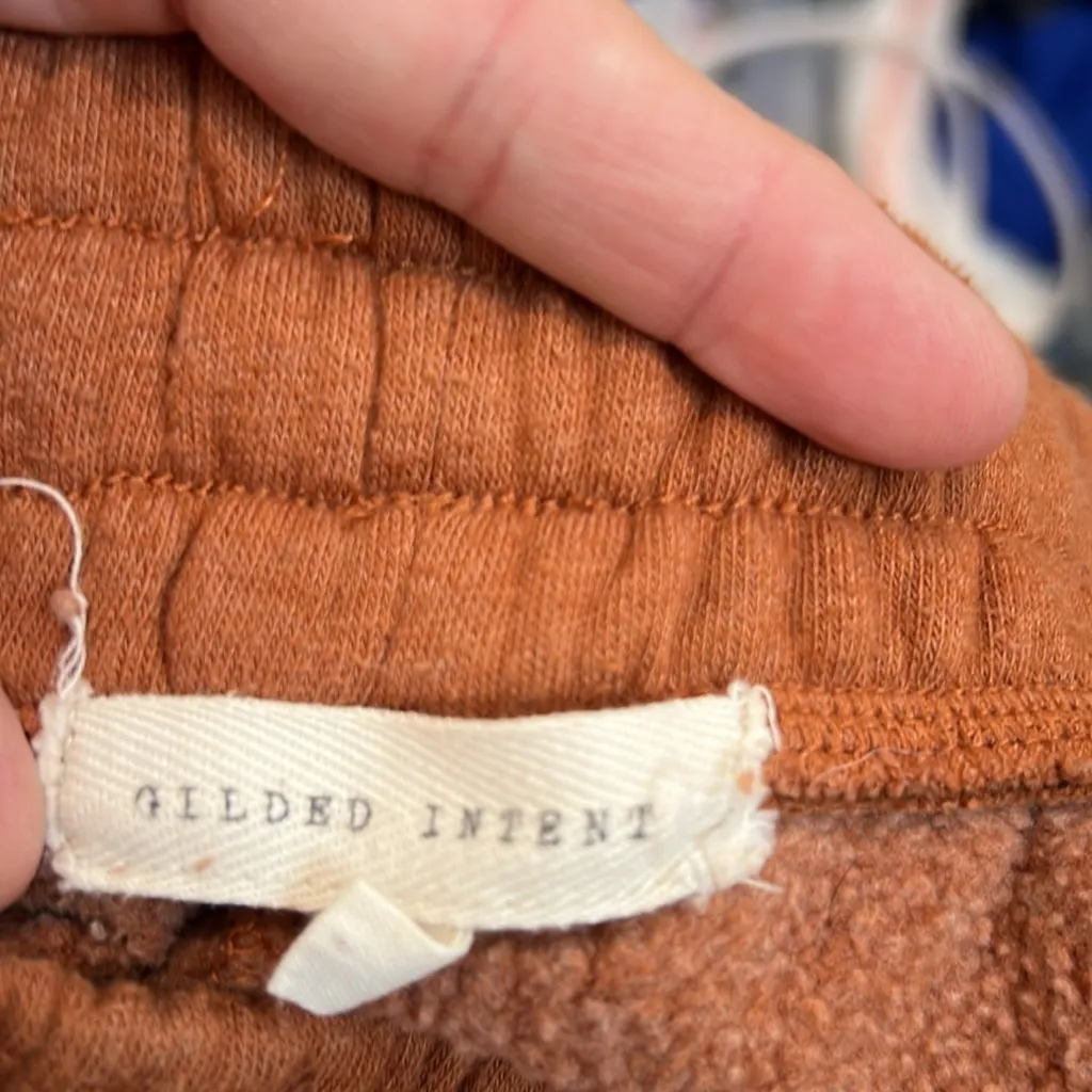 Gilded Intent (Buckle)  Rust Jogger Pants size medium. - Image 11