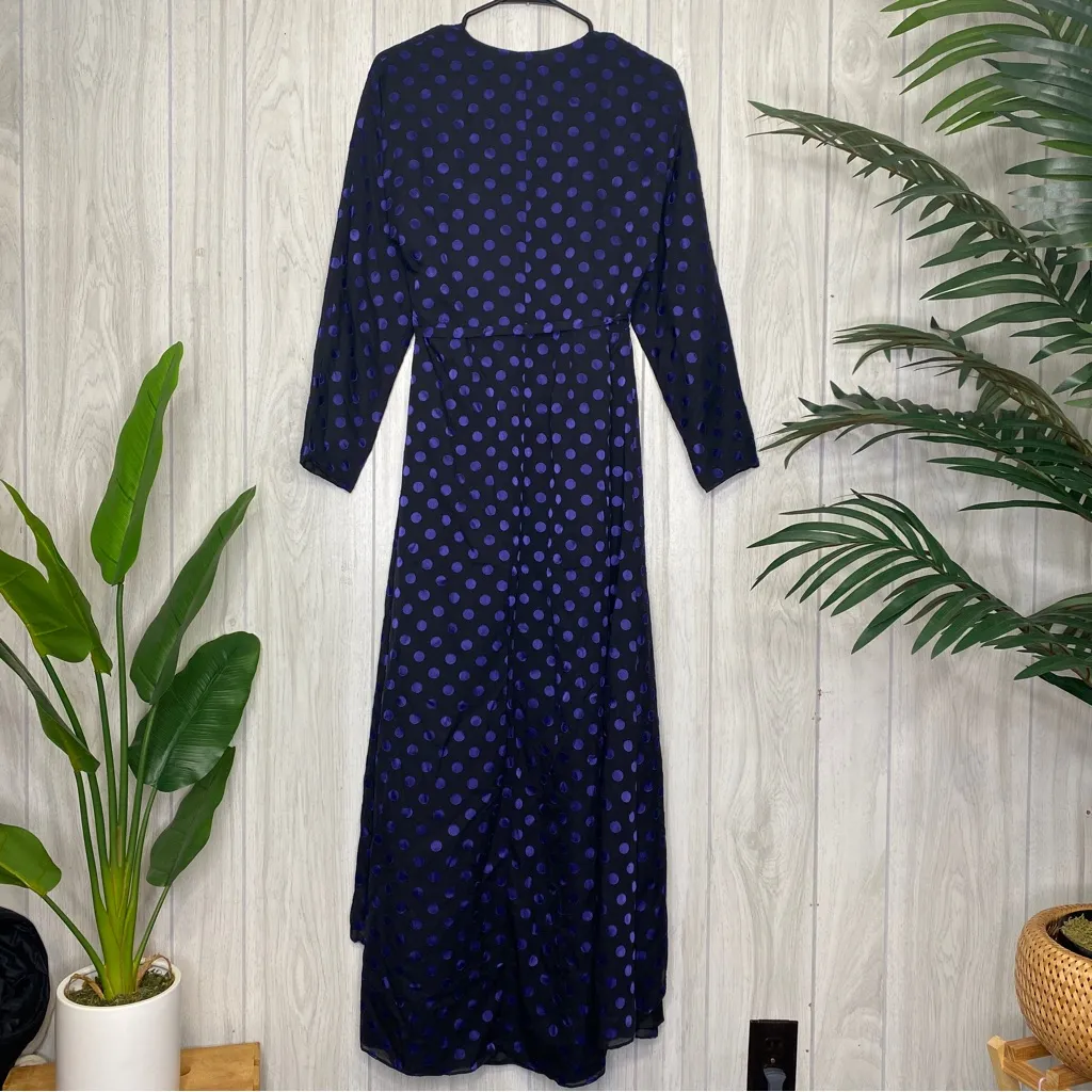 NEW Revolve Privacy Please Misha Polka Dot Wrap Maxi Dress size S Small NWT - Image 3