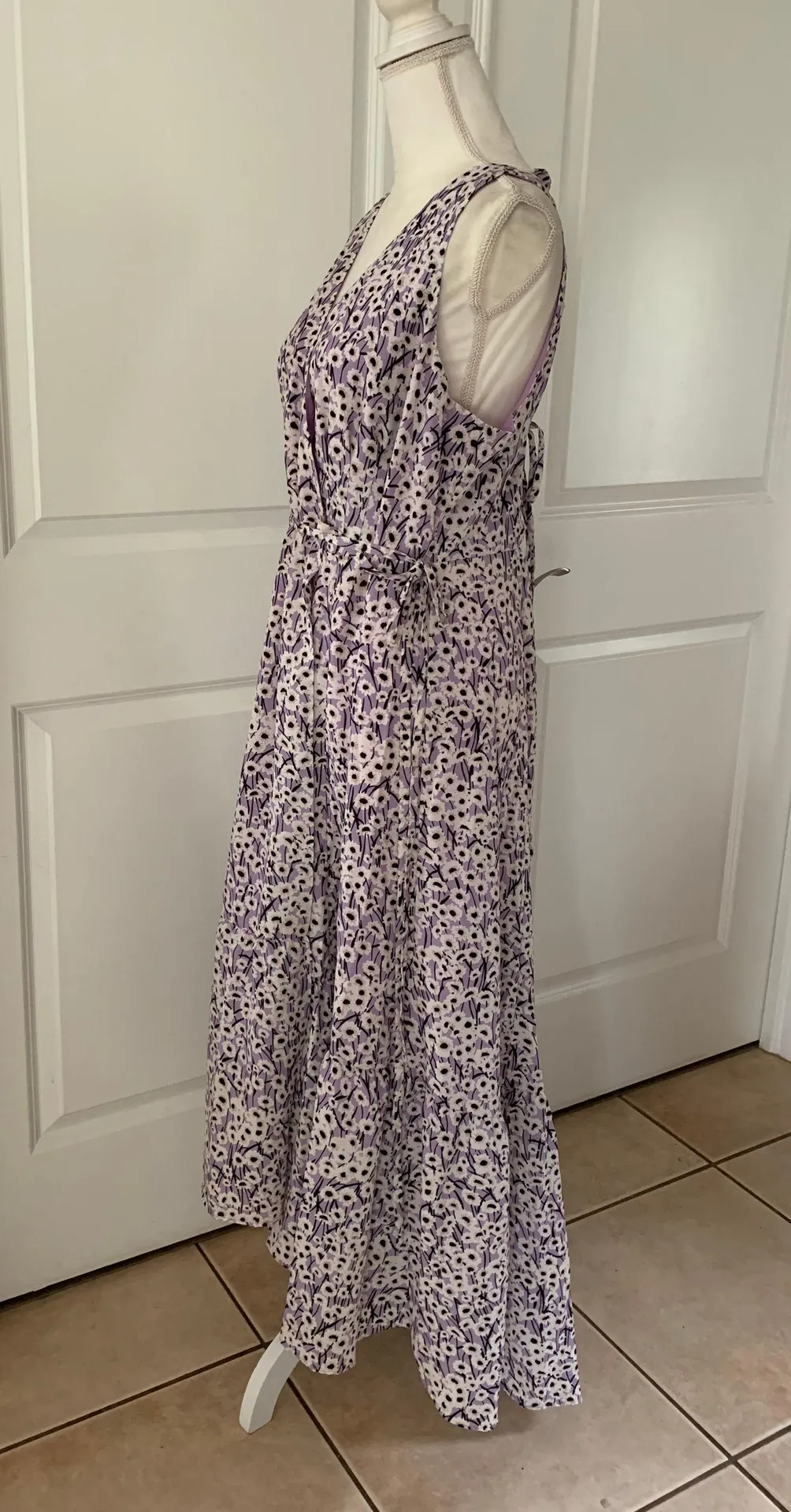 ANTHRO Hutch High-Low Wrap Midi Dress - Image 9