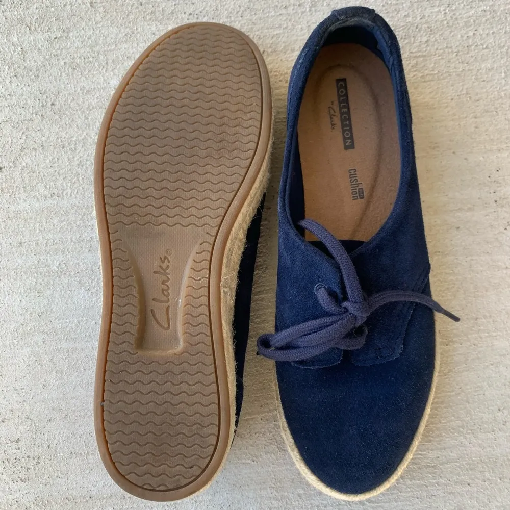 CLARKS Azella Jazlynn Espadrille Oxford Sneakers, Size 8.5M - Image 3