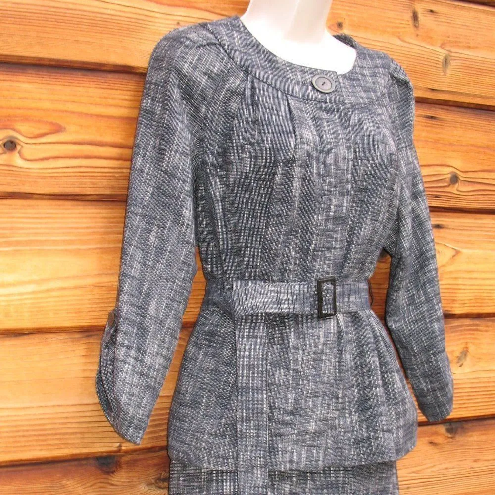 Blue Belted Jacket  - Image 2