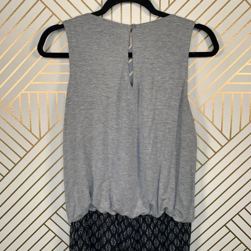 Anthropologie Hei Hei Rhodes Jumpsuit Sleeveless Printed Gray Black Size‎ Small - Image 8