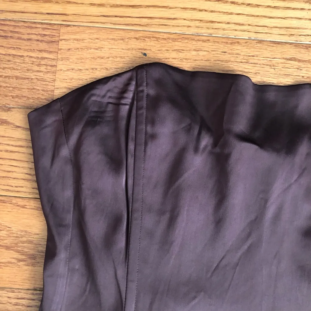 Favorite Daughter The Lanai Top Brown Satin Corseted Bustier Women’s Size 14 NWT - Image 7