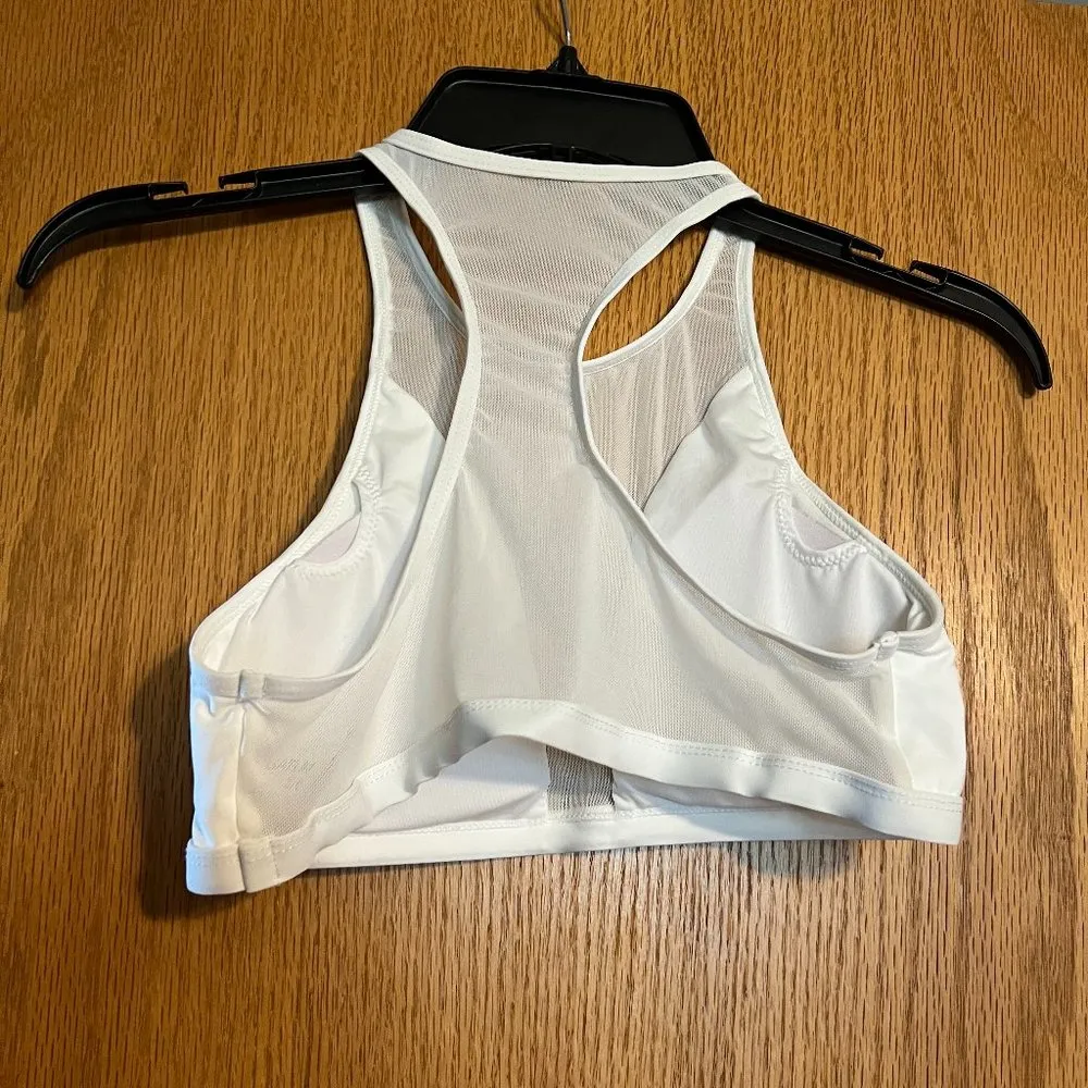 Garage White High-Neck Bralette - Image 3