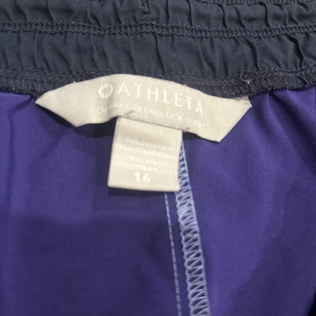 Athleta Oahu Colorblock Shorts – Purple / Lavender Drawstring Active - 16 - Image 4