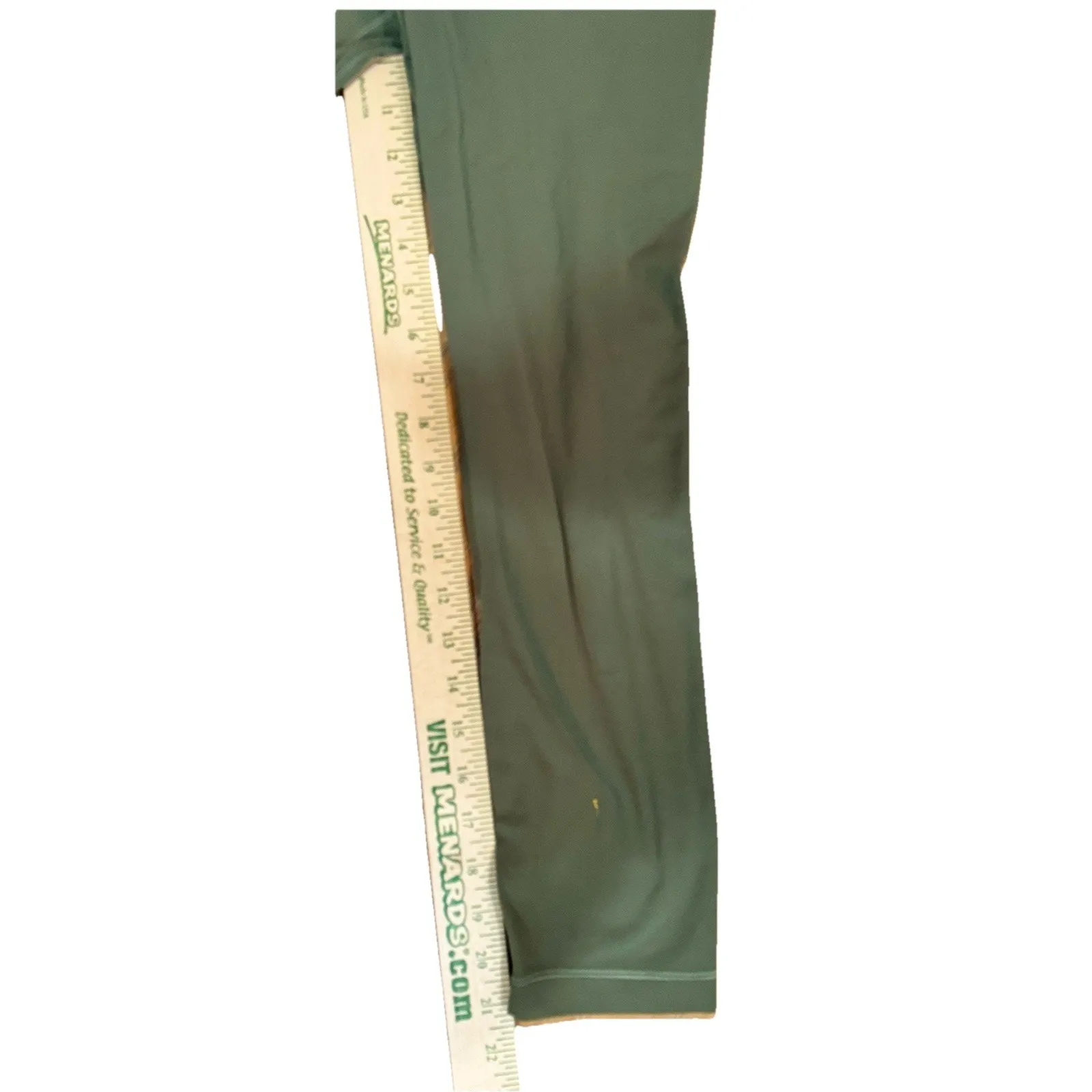 Lululemon Crop Women's 8 Grey Sage Get Centered Leggings Gym Yoga 21" Inseam Green - Image 4