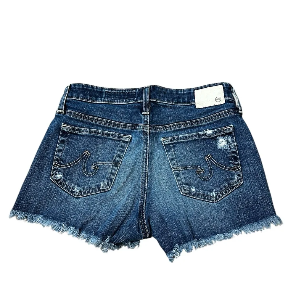 AG Adriano Goldschmied The Bryn Ex-Boyfriend Cut-Off Jean Shorts Size 24 - Image 7