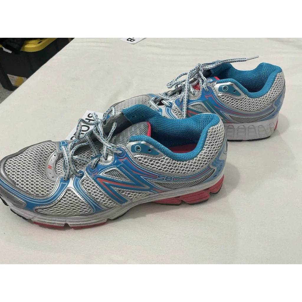 Womans New Balance Running 580 V4 Blue Gray Sneakers Size 11 - Image 3