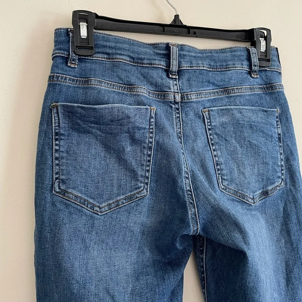 Asos Distressed Denim skinny jeans ~ front waist band Maternity ~ women’s size 6 - Image 8