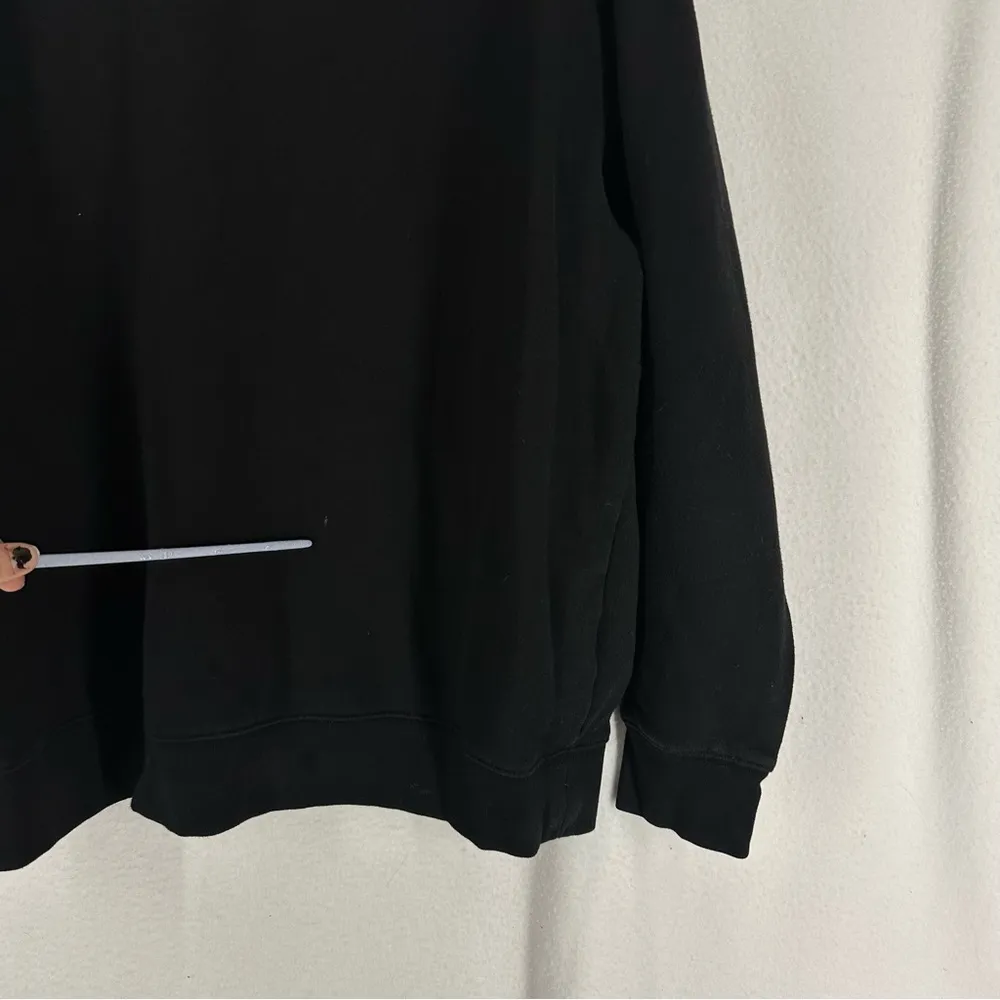 Gap Basic Crewneck Sweatshirt Womens Medium Black - Image 7