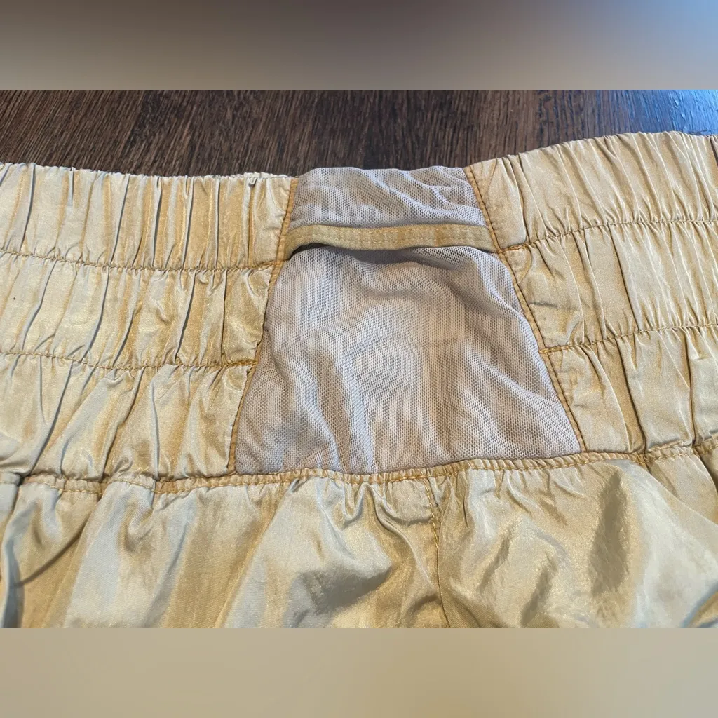 FP Movement The Way Home Shorts Light Yellow/Gold - Free People - Size M - Image 3
