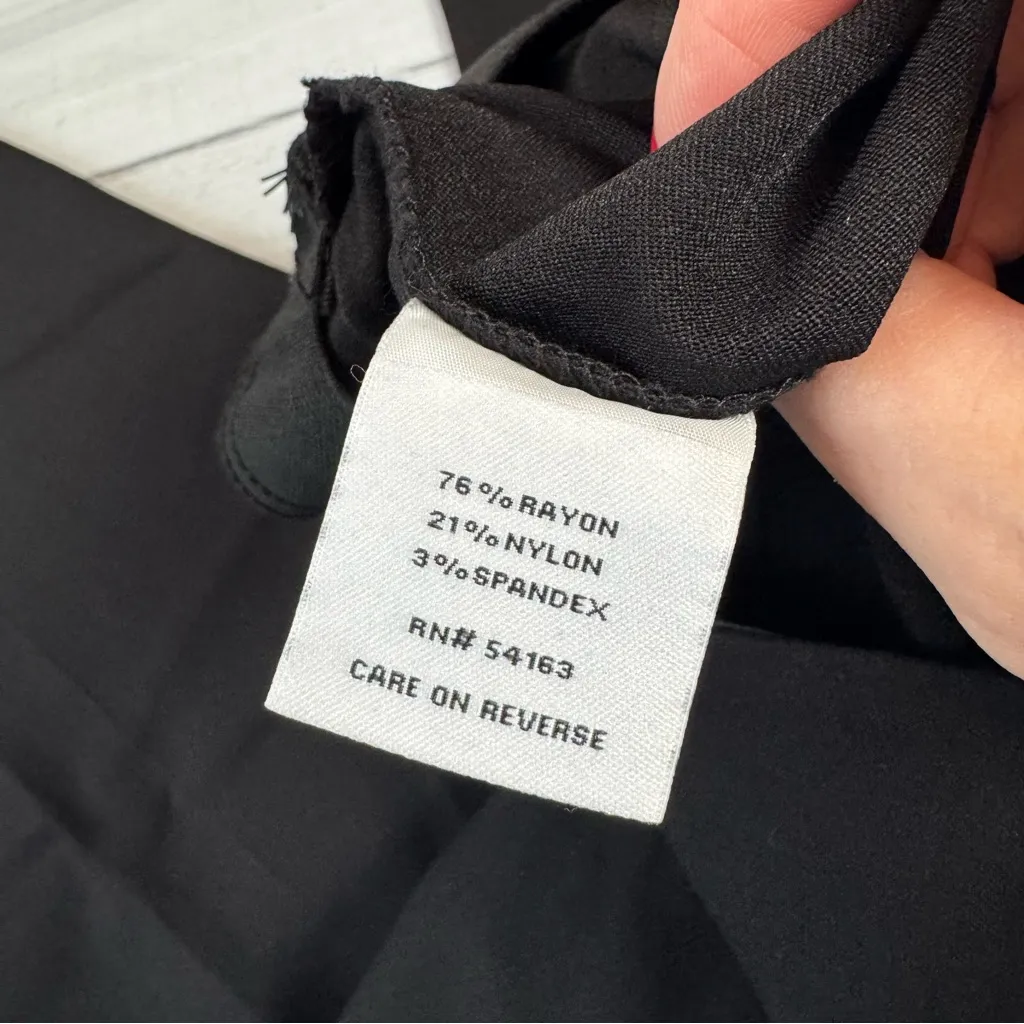 Calvin Klein Pull On Stretch Work Pants Black Size 10 - Image 4