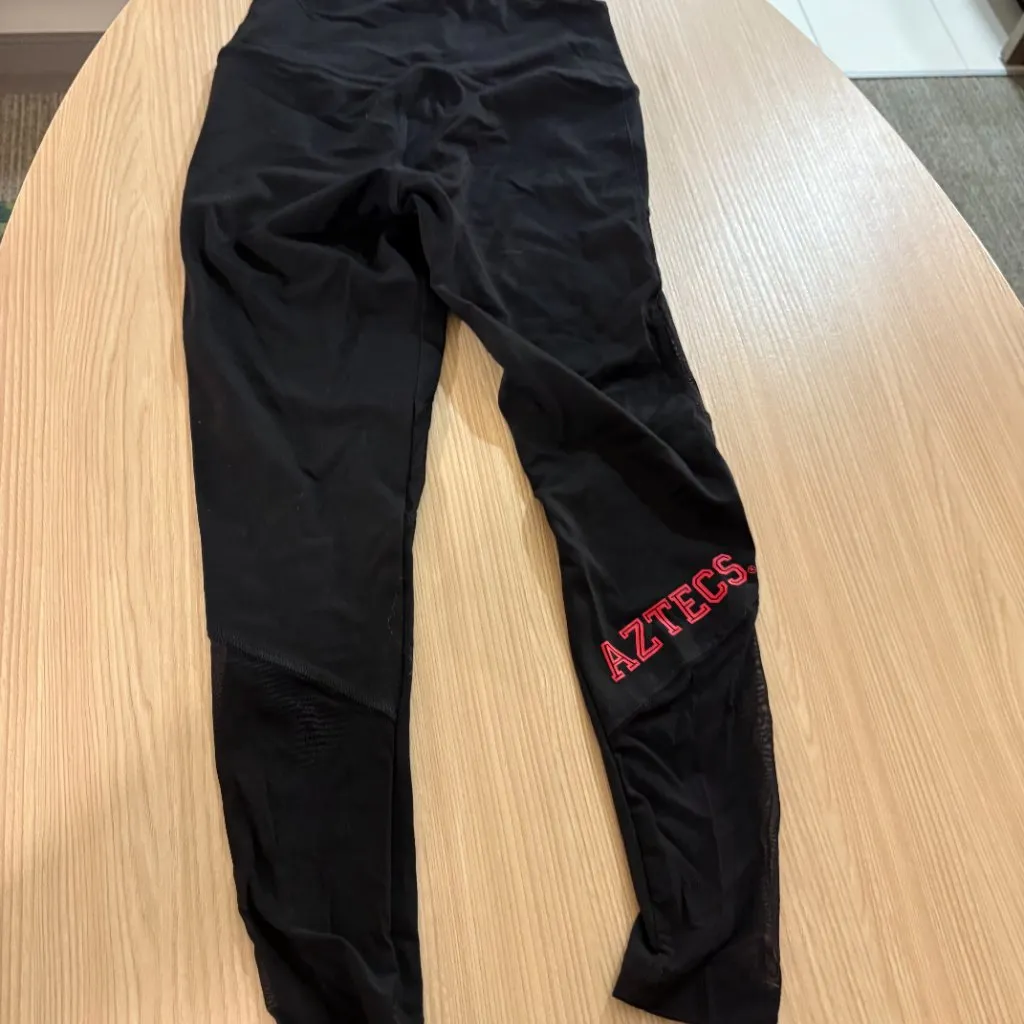 San Diego State Aztecs Leggings Womens XS Xtra Small Victoria Secret PINK Black - Image 3