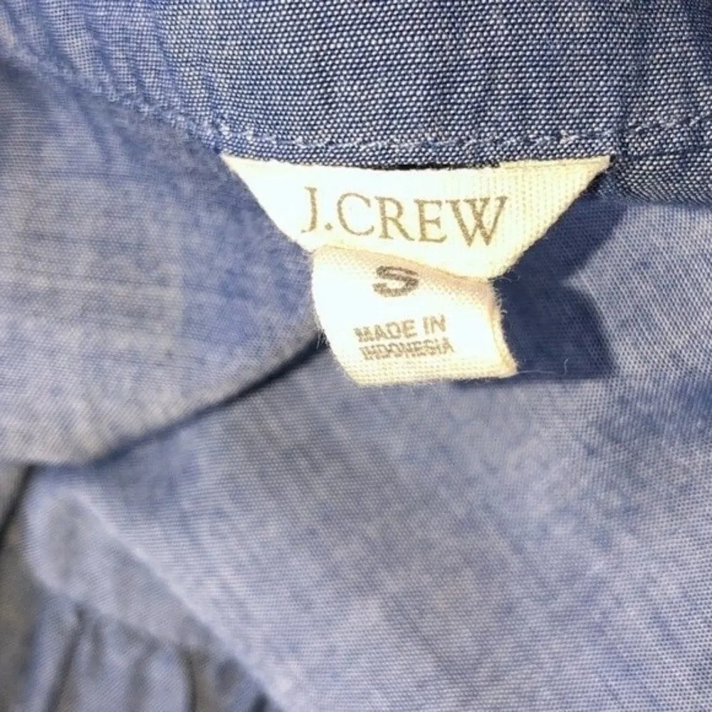 J.Crew Ruffled Hem Scoop Neck Sleeveless Mini Dress - Image 4