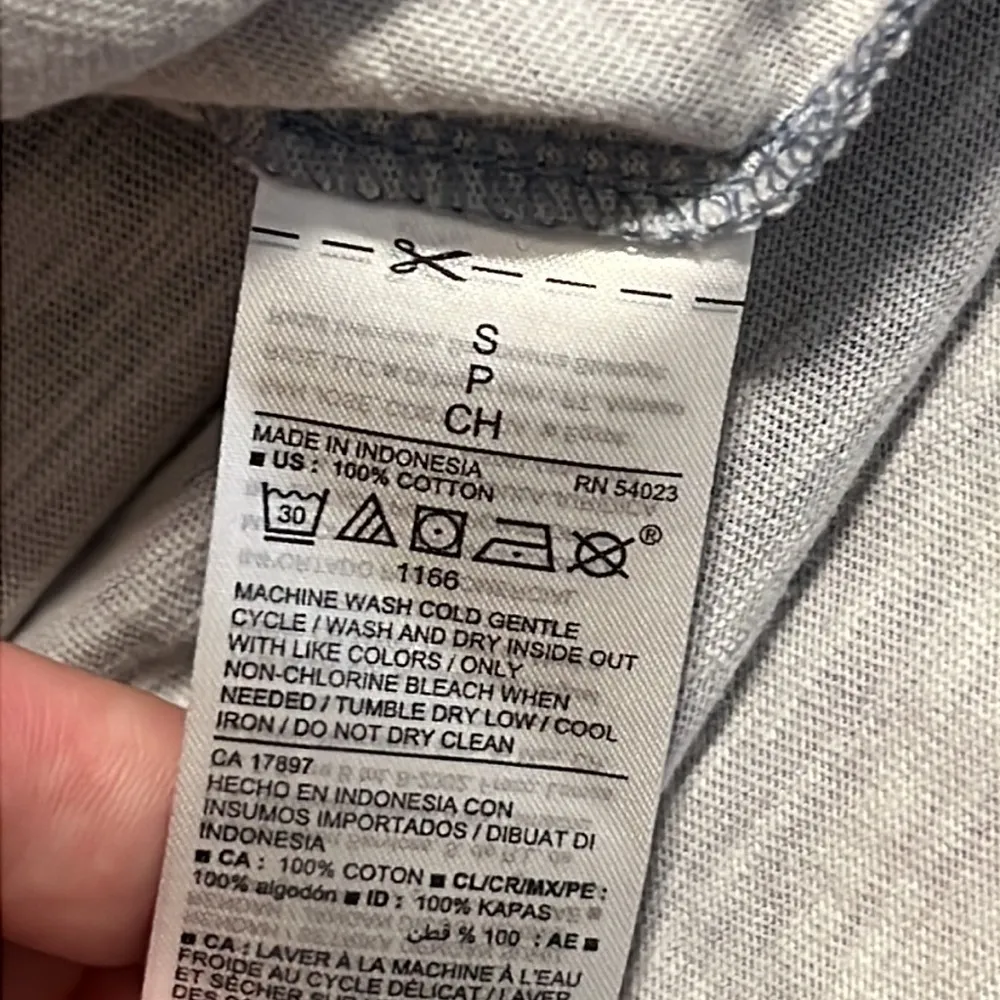 Old Navy small womens dress sleeveless blue white tie dye print adjustable strap - Image 8