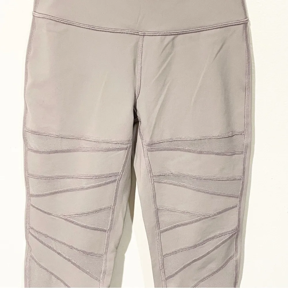 Lululemon Size 4 Wunder Under Pant High-Rise Tech Mesh 28 Dark Chrome Legging - Image 3