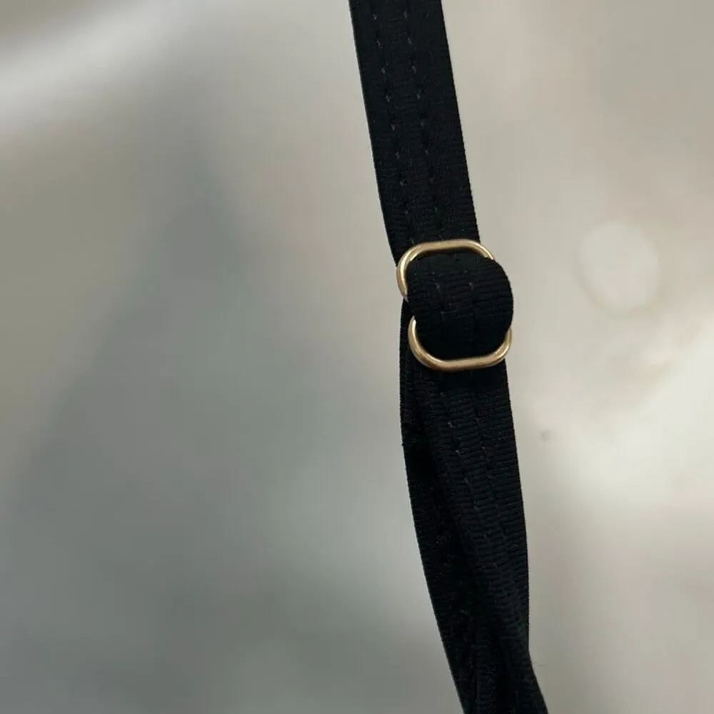 Time and Tru Women's and Women's Twist Knot One Piece Swimsuit size M NWT Black Size M - Image 6