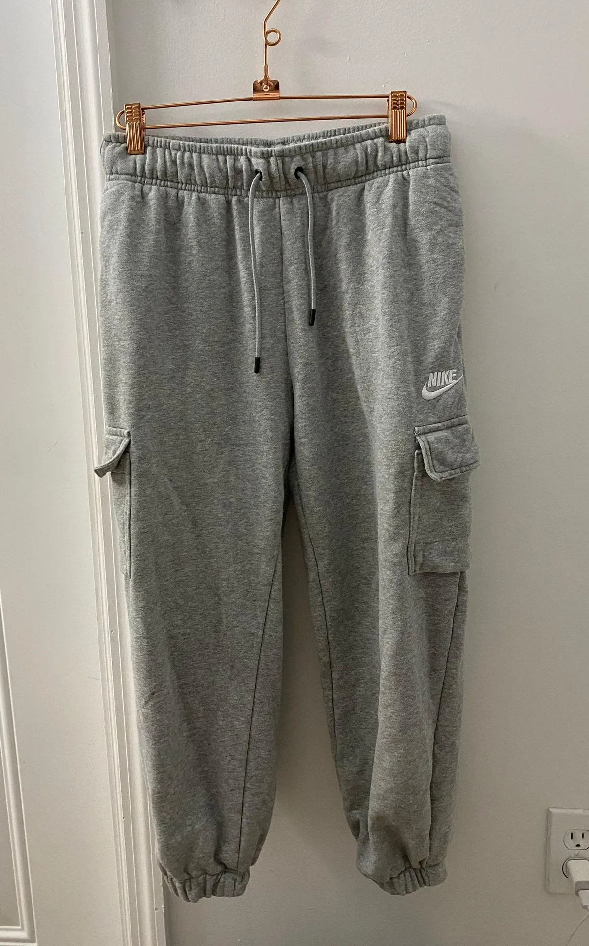 Nike Gray Cargo Sweatpants - Image 2