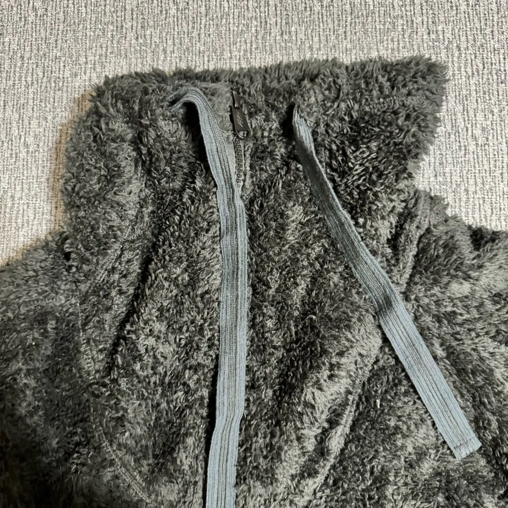 Free People Movement Faux Fur 1/4 Zip Pullover Black Size XS - Image 4