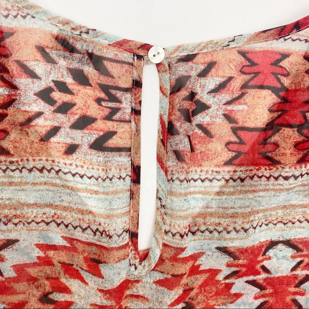 Show Me Your Mumu Santa Fe Fiesta Rowdy Romper Aztec Southwestern Bohemian Print - Image 8