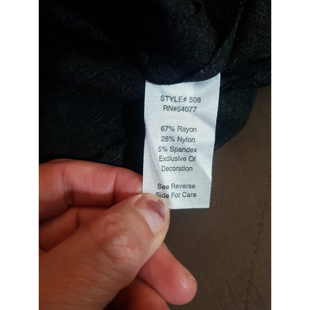 Cabi Womens Blouse  Size 2 Top Sleeveless Necklace Neckline Sequins Pearl Gray - Image 9