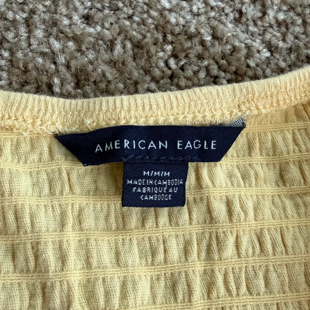 American Eagle Yellow Tube Top - Image 3