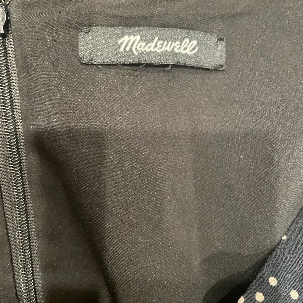 Madewell Polka Dot Ruffle Flutter Sleeve Shift Dress - Image 3