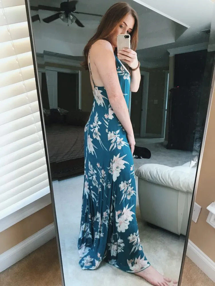 Free People Floral Maxi Dress - Image 5