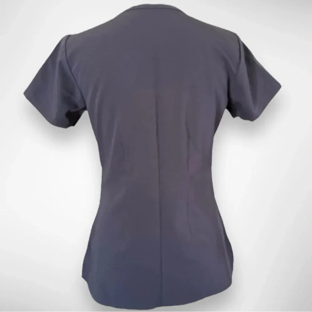 GREY’S ANATOMY BY BARCO Dark Gray Scrub Top‎ | XS | EUC - Image 5