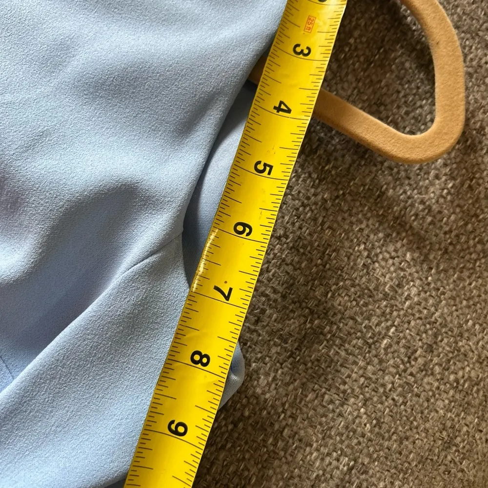 NWOT Calvin Klein Light Blue Dress with Gold Zipper | Size 4 - Image 9