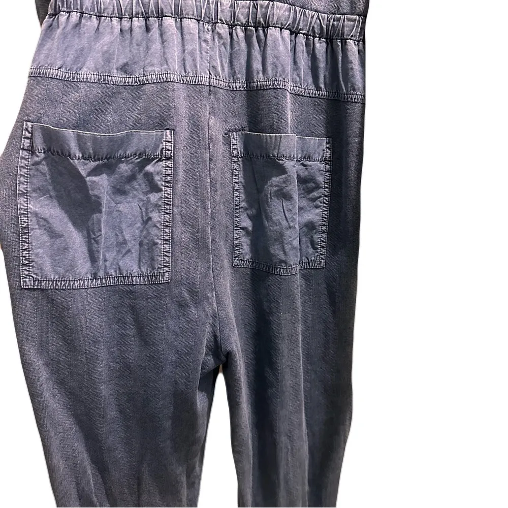 $445 ULLA JOHNSON Sadie Puff-Sleeve Jumpsuit | Indigo Acid‎ | FR 34 US 2 - Image 10