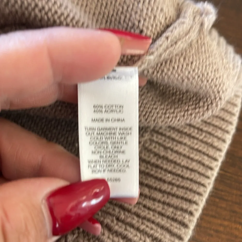 EXPRESS  Lace Up Back Tunic Sweater size M - Image 9