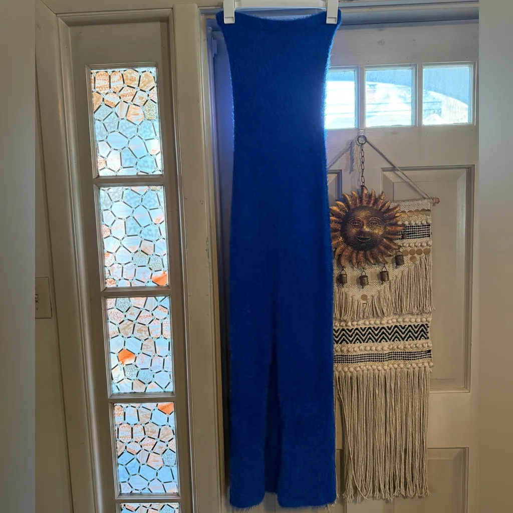 White Fox Miami Life Maxi Dress in Electric Blue - Image 2