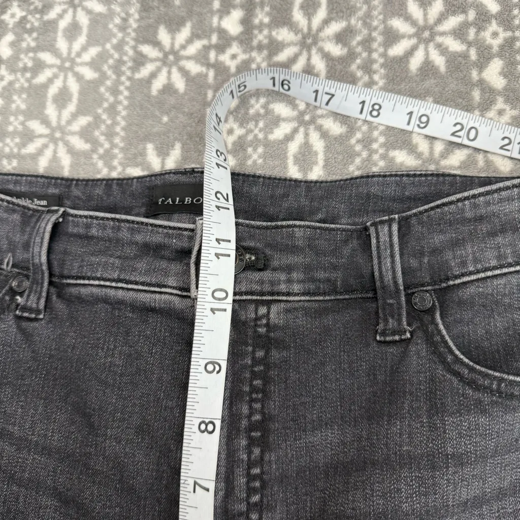 Talbots Slim Ankle Curvy Jeans In Willow Wash Gray Size 14‎ - Image 8