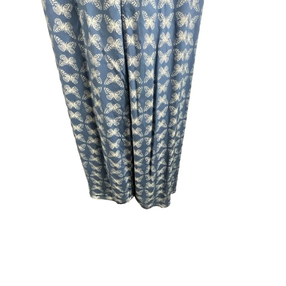 Aerie  Blue Butterfly Patterned Jumpsuit - Image 10