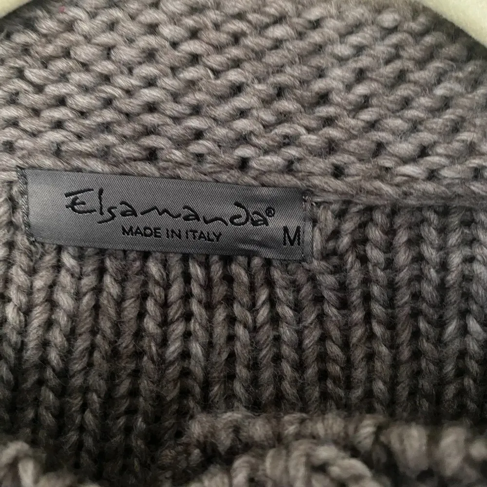 Anthropologie Elsamanda Sweater Brown Long Sleeve Knit Cardigan Sz M - Image 12