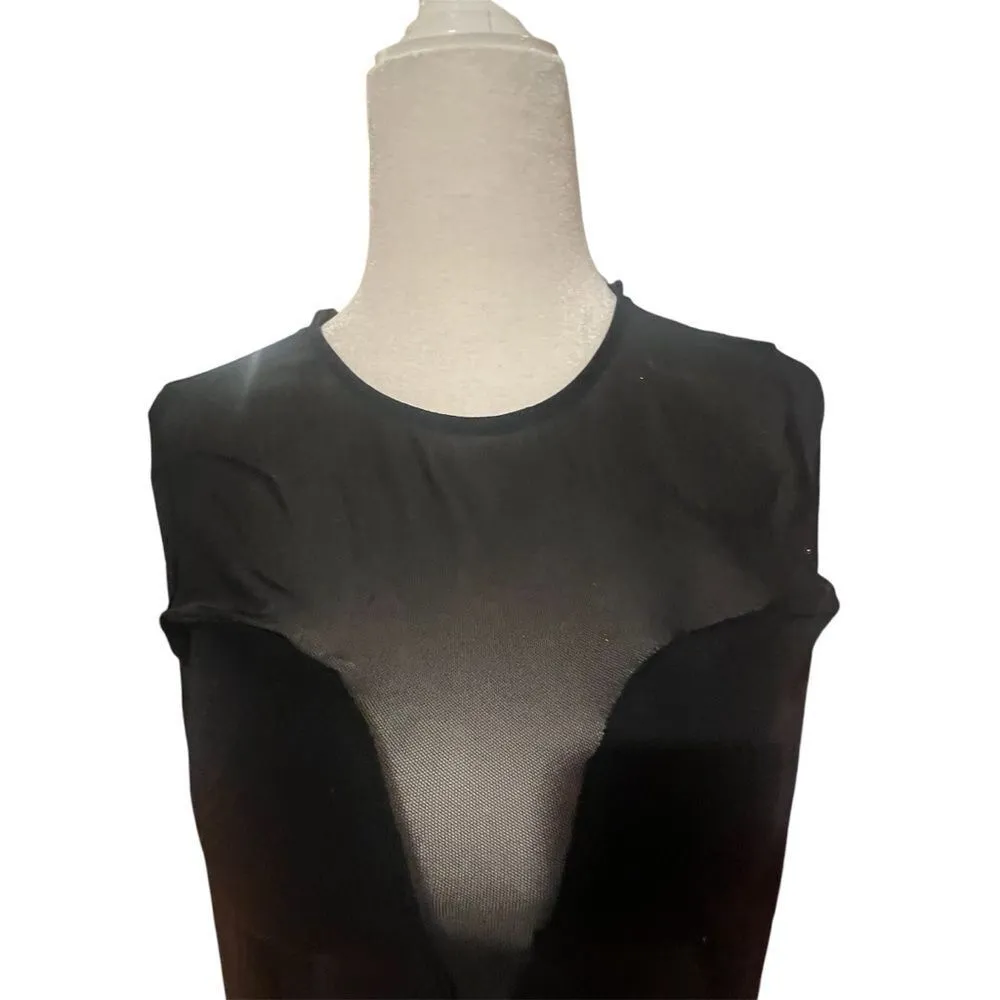 NWOT Astr the label women's Leona women's black‎ dress size small with keyhole - Image 8