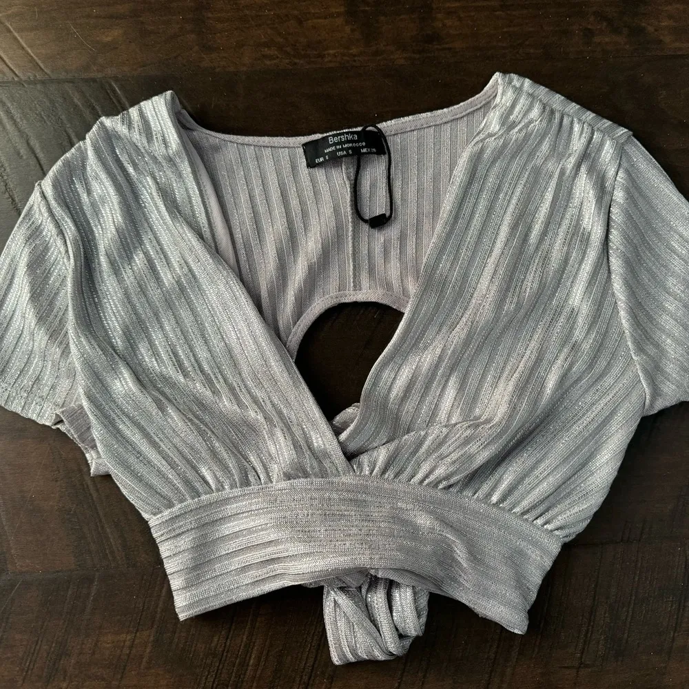 (3/$40 Item) Bershka Sparkly Top - Image 4