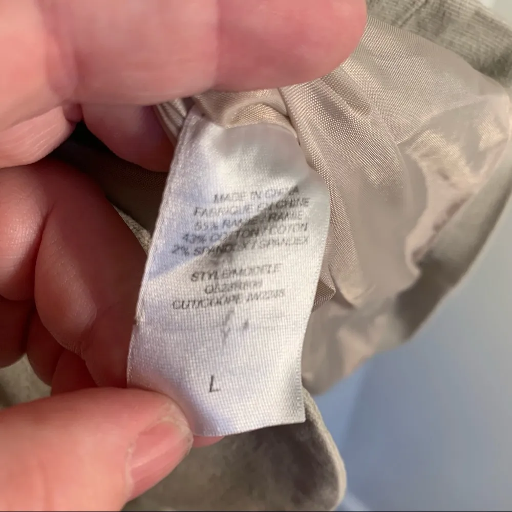 Vintage Guess Jeans 2 Button Blazer Beige - Image 8