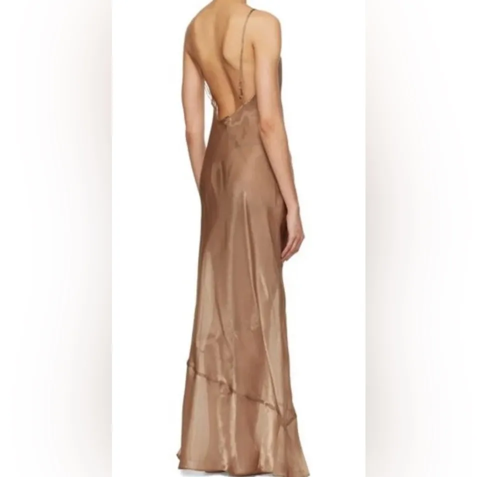 Skims Liquid Organza Cami Long Maxi Dress size L - Image 2