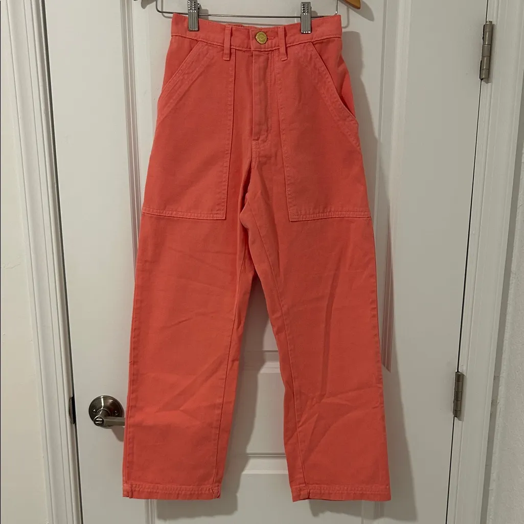 Big Bud Press Utility Work Pants Carpenter Pink Size XXS - Image 2