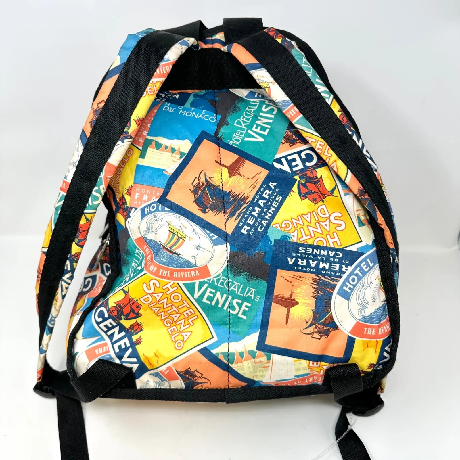 Lesportsac Travels Postcard‎ Print Backpack - Image 4