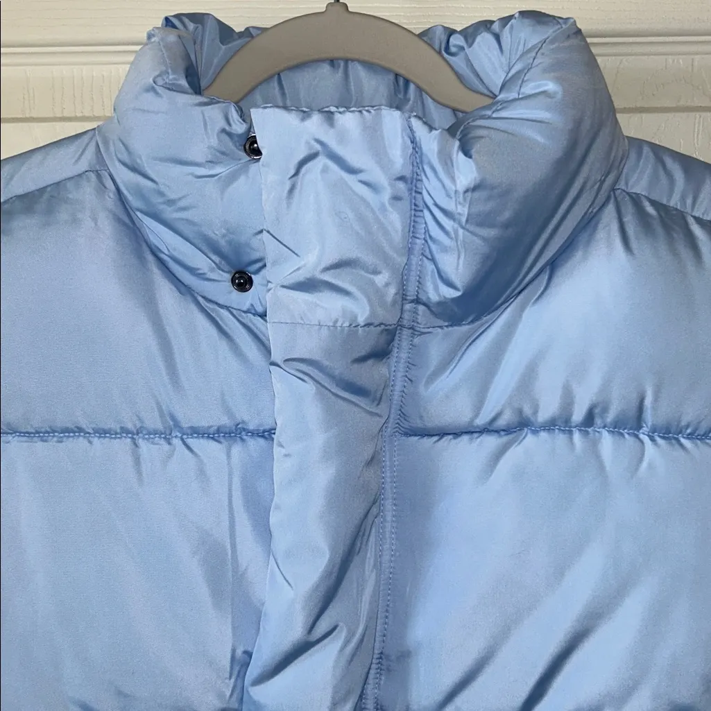 Urban Outfitters BDG Pia Sleeveless Sky Blue Full Zip Puffer Vest Size Small - Image 5