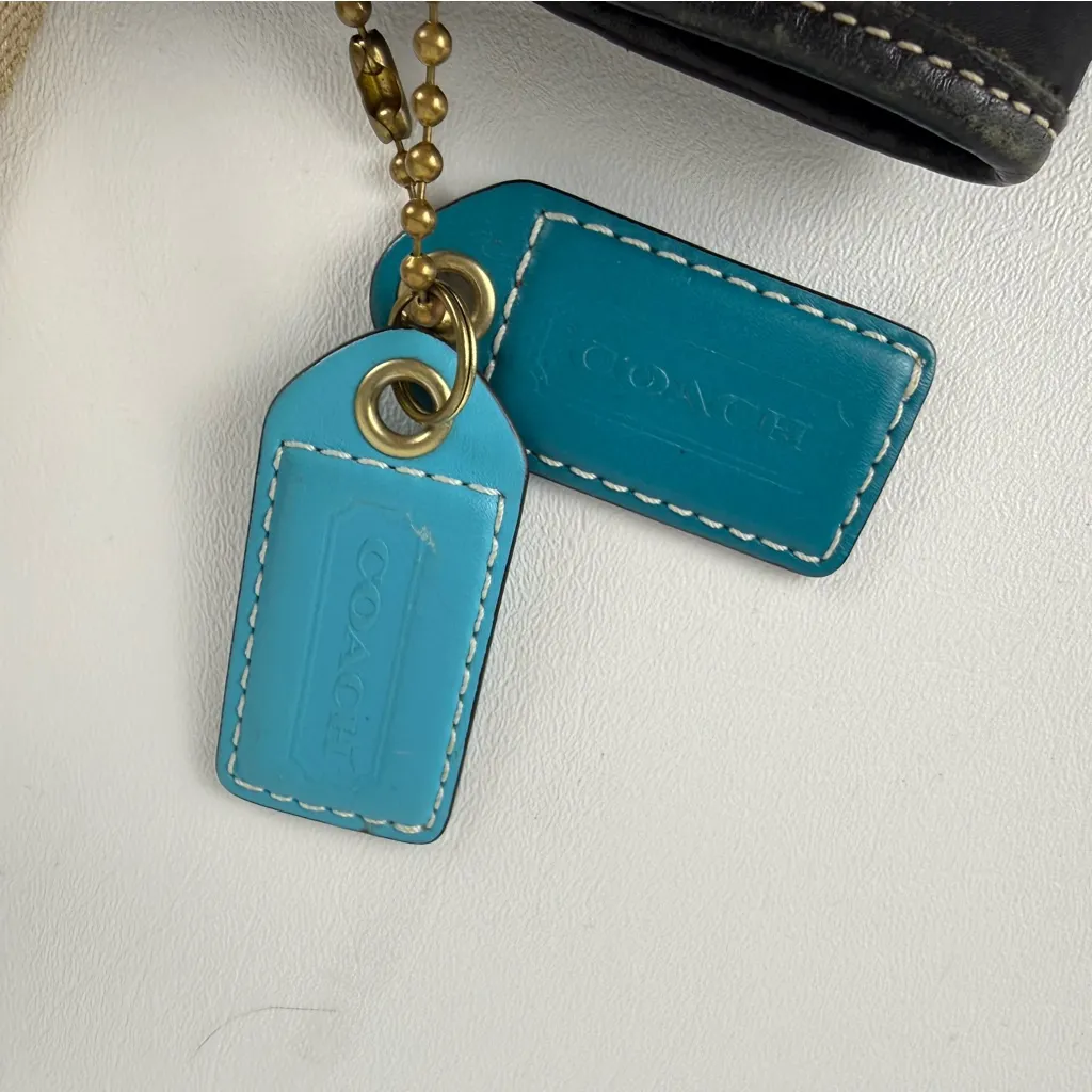 Vintage Coach Hampton Mini Nylon Handbag - Image 3