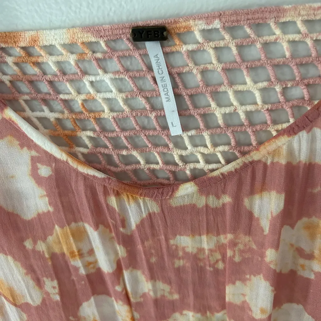 Young Fabulous & Broke Tie-Dye Mesh Dress - Image 4