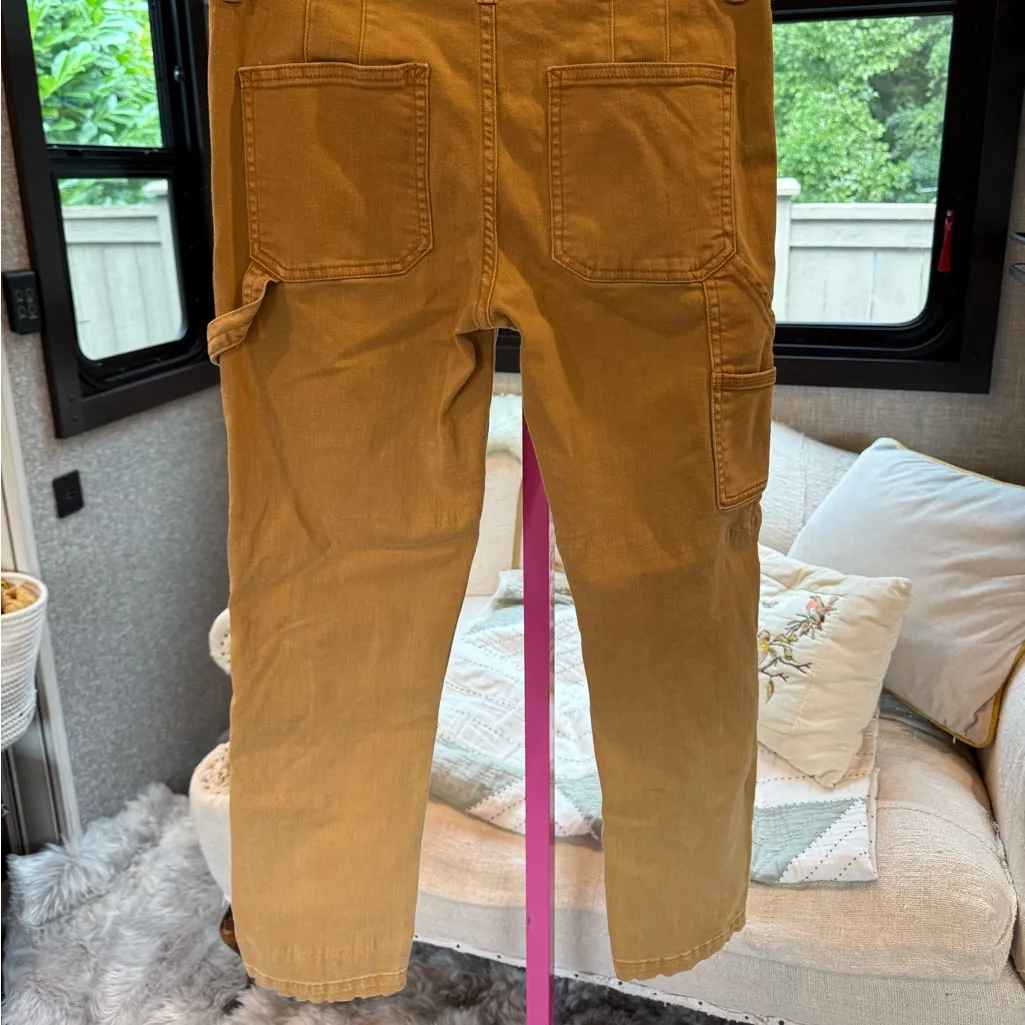 Anthropologie Pilcro & the letterpress Women’s Mustard Cargo Pants size 26 - Image 4