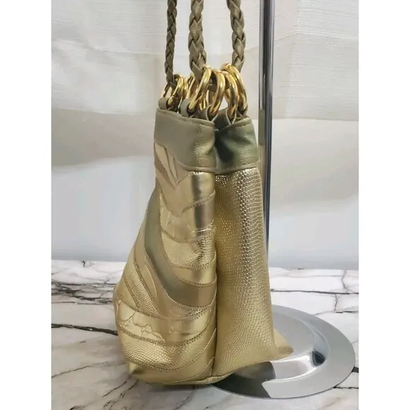 TIANNI Vintage Gold Animal‎ Print Crossbody Bag - Image 6